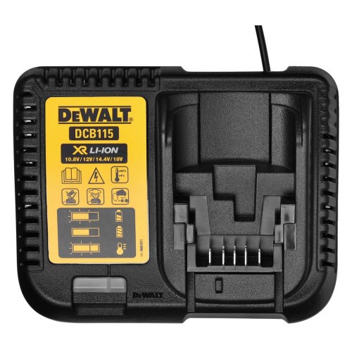 Skruemaskine sæt DeWALT DCK305P3T - slagdriver, borehammer og vinkelsliber 18 V
