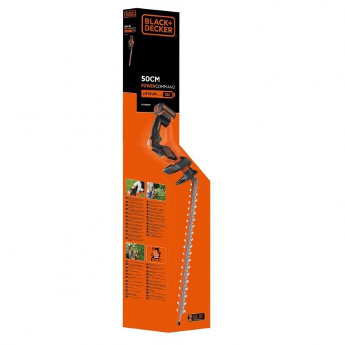 Hækkeklipper 18V Black+Decker GTC18502PC-QW - 50 cm, dobbelt klinge