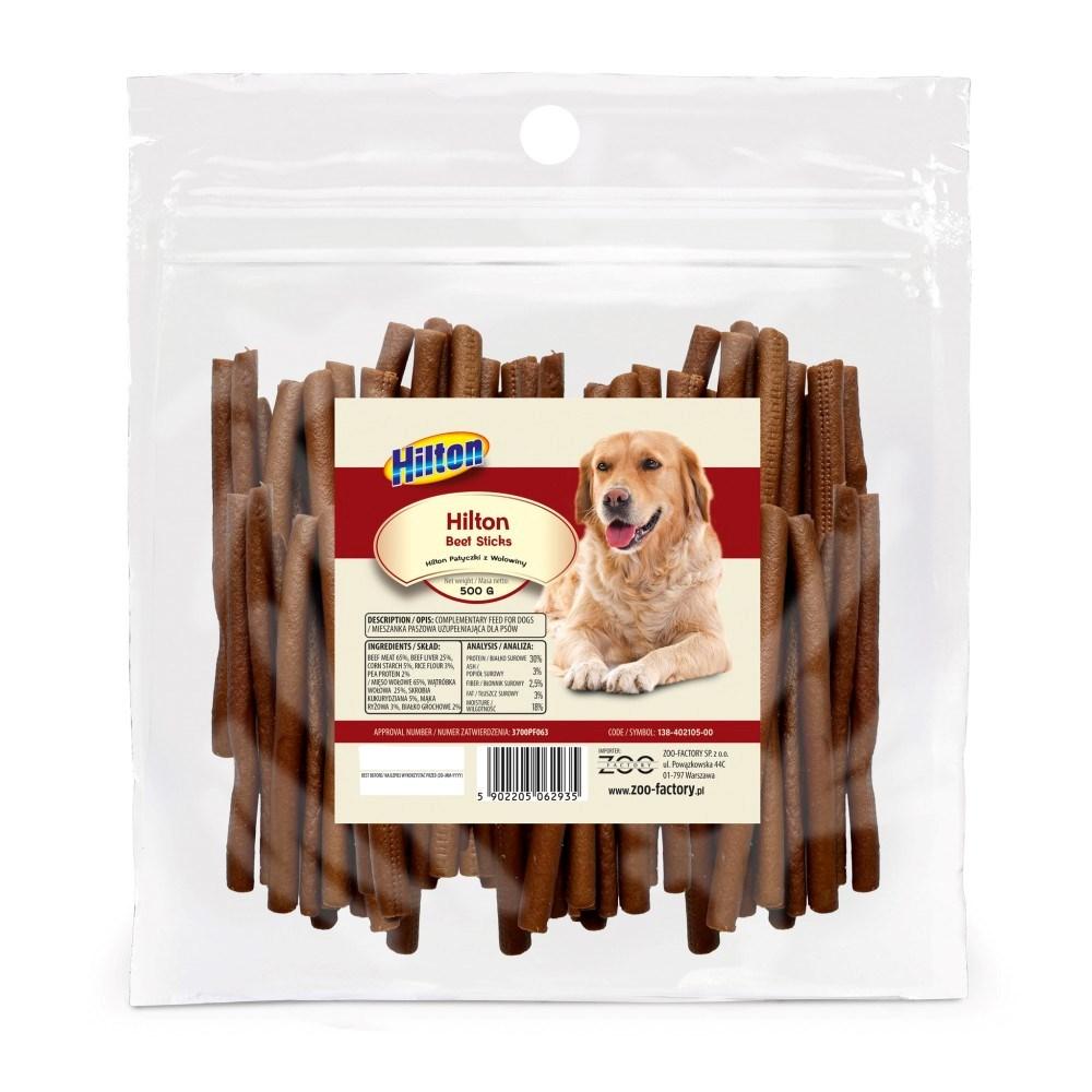 Hundegodbidder Hilton Soft Beef Sticks 500 g