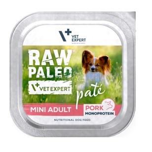 Hundefoder vådfoder VetExpert RAW Paleo Pâté Mini Adult, svin 150 g