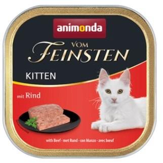 Vådfoder til kattekillinger animonda Vom Feinsten med oksekød 100 g