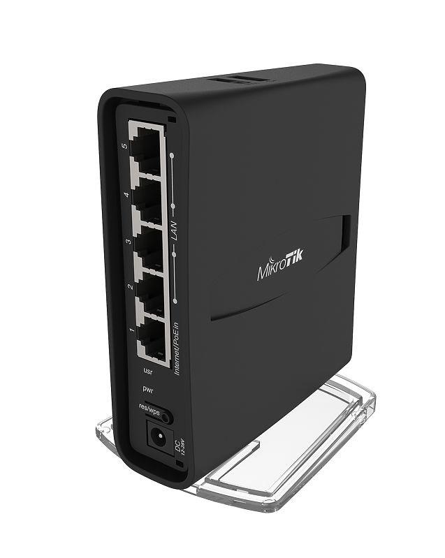 WiFi access point MikroTik hAP ac² 1167 Mbit/s – sort, PoE