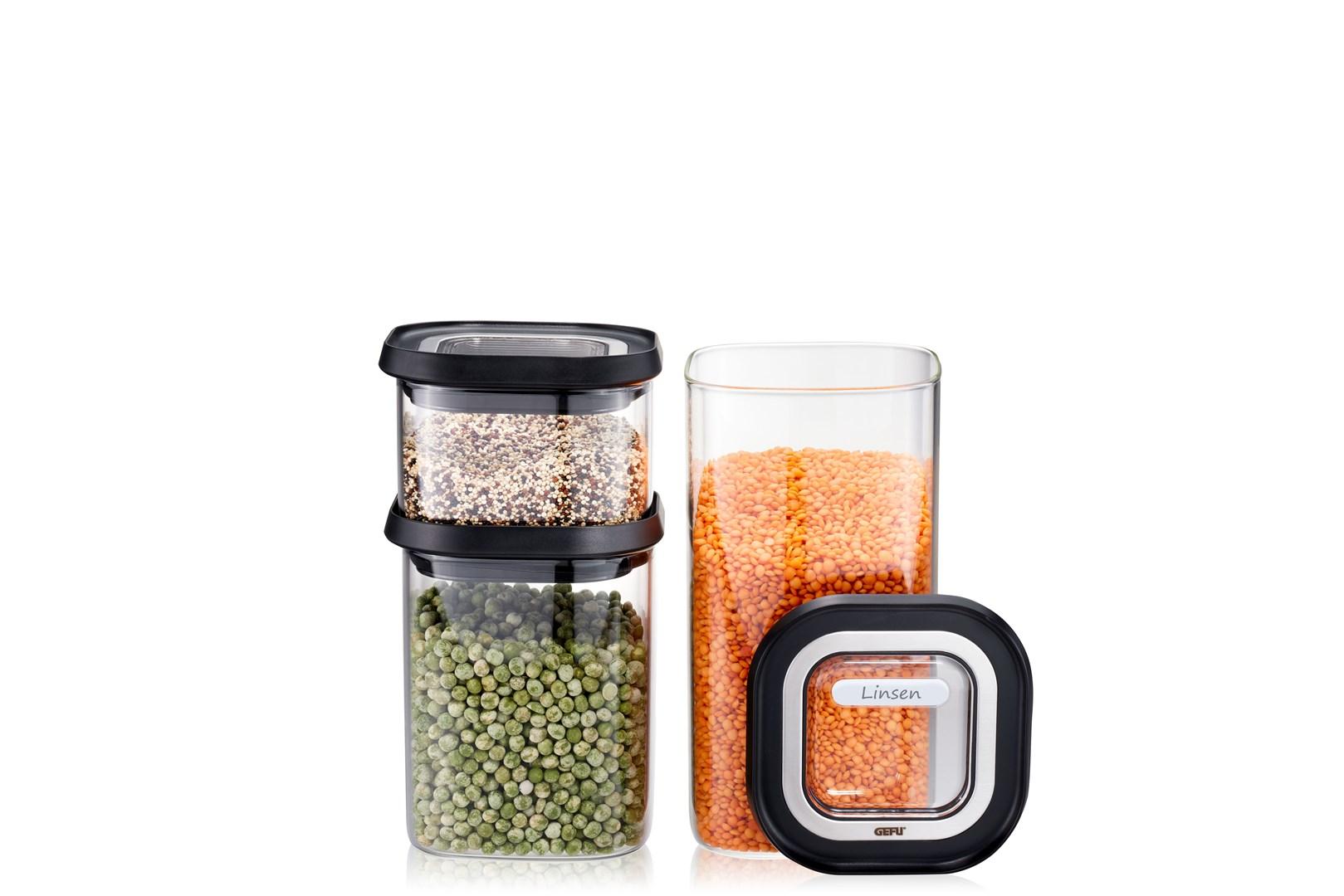 Opbevaringsglas sæt 3 stk - GEFU Pantry G-12807