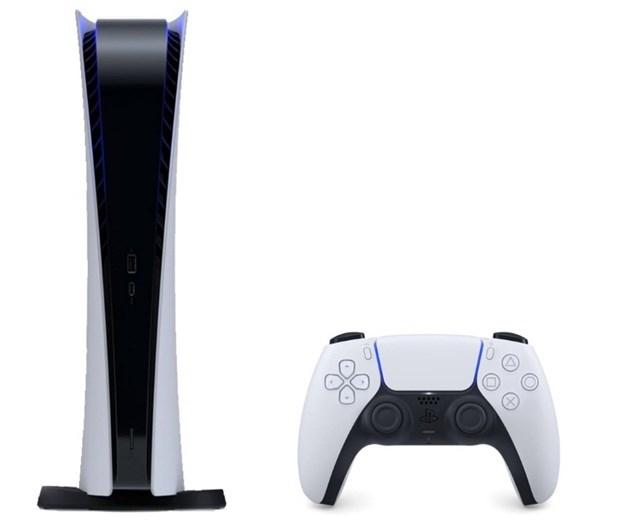 Spillekonsol Sony PlayStation 5 Digital – hvid/sort