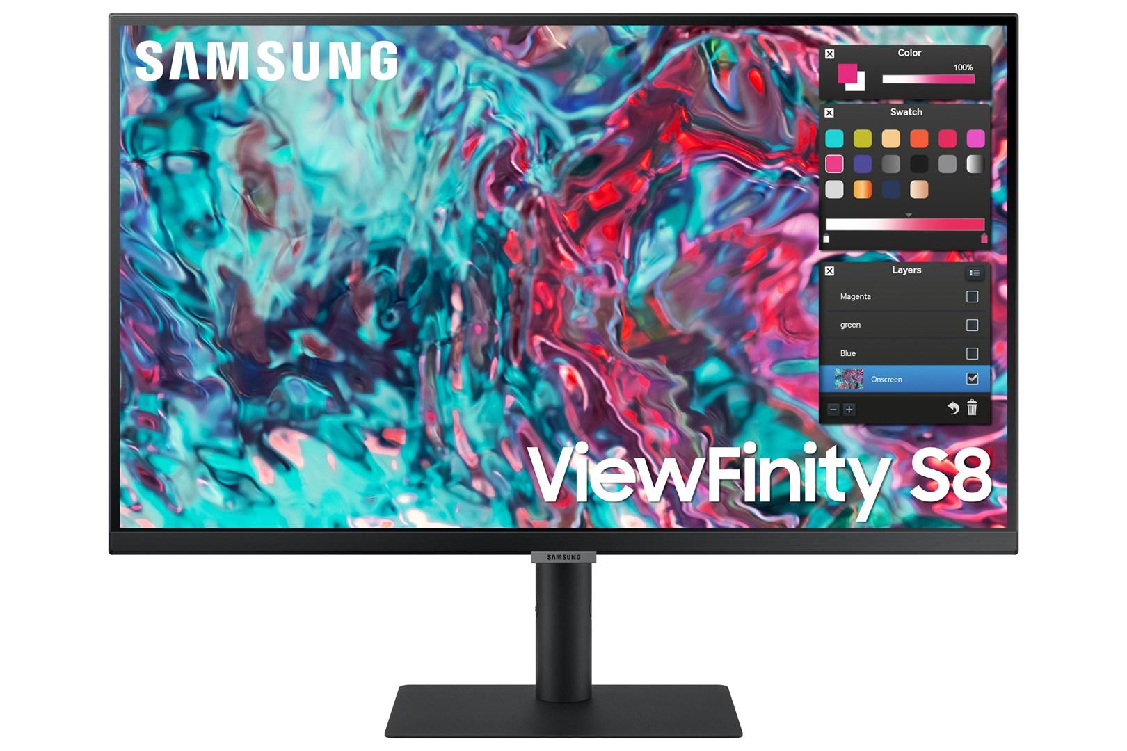 Skærm Samsung ViewFinity S8 S27B800TGU - LED billede