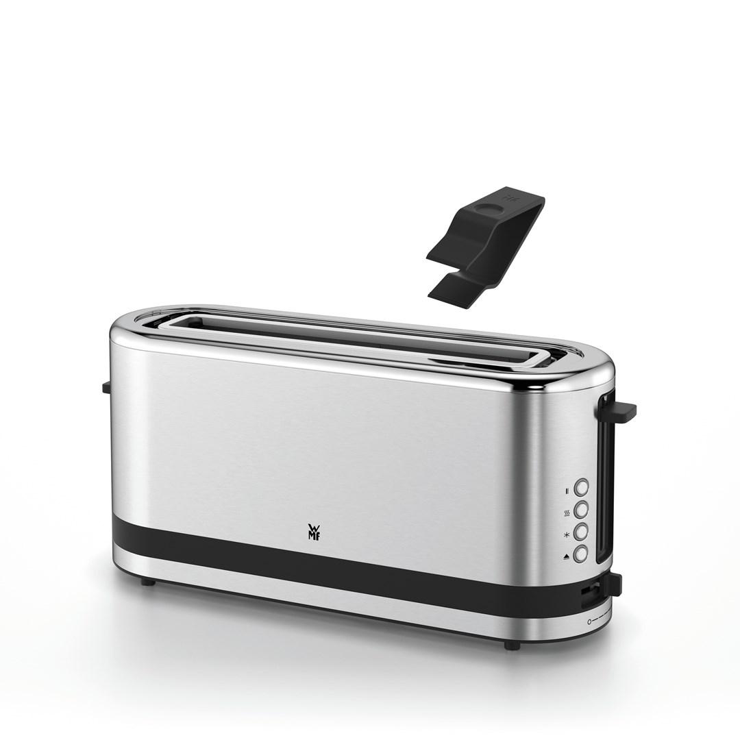 Brødrister langskåret - WMF, 2 skiver, 900 W, rustfrit stål billede