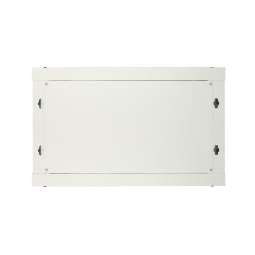 Væghængt rackskab 6U 60×60 cm – Extralink, grå, metaldør