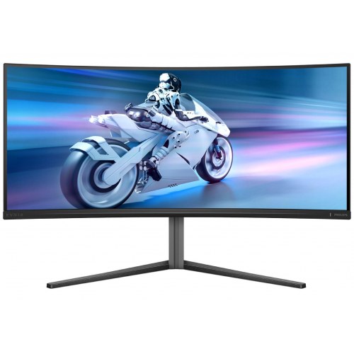 Buet gaming skærm Philips 34" QD‑OLED 3440×1440, 175 Hz