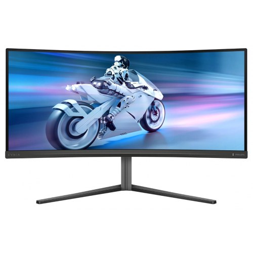 Buet gaming skærm Philips 34" QD‑OLED 3440×1440, 175 Hz