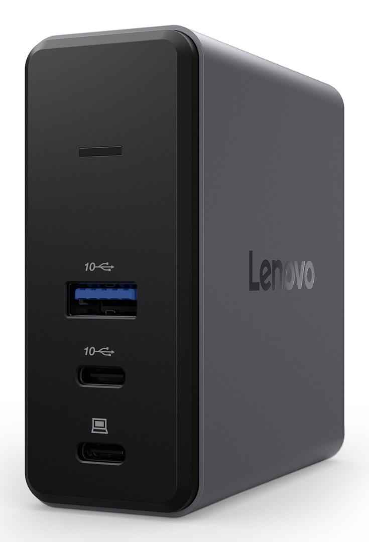 Dockingstation USB-C med opladning – Lenovo X9 GaN, grå billede