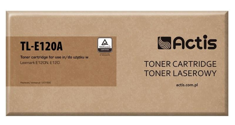 Toner til printer – Actis TL-E120A, sort, standard, 2.000 sider (kompatibel med Lexmark) billede