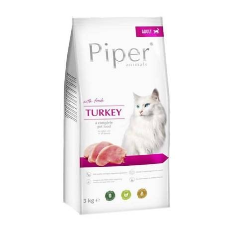 Tørfoder til kat – Dolina Noteci Piper Animals med kalkun, 3 kg