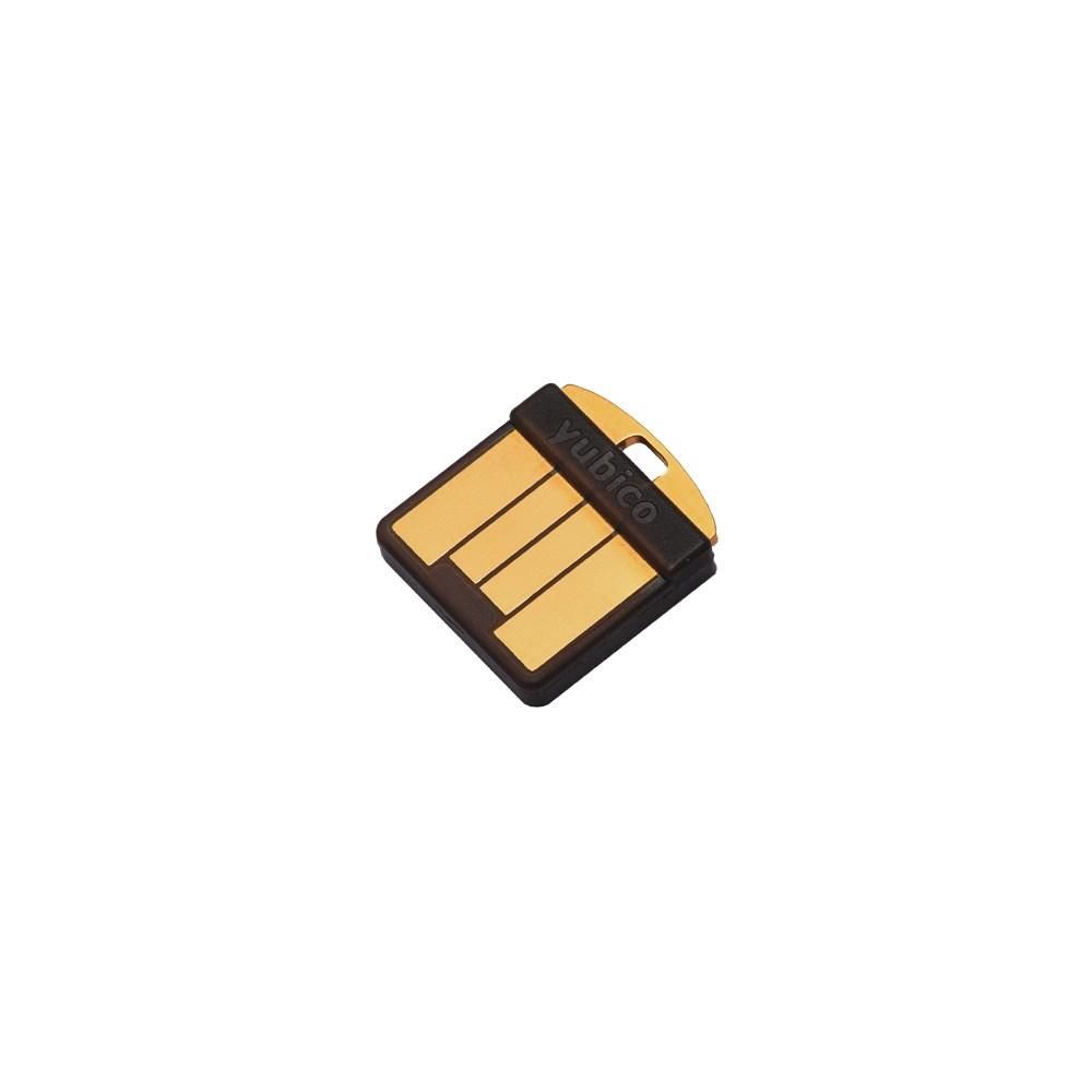 USB-A sikkerhedsnøgle Yubico YubiKey 5 Nano – sort/guld