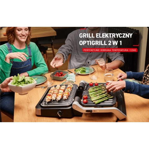 Elgrill Tefal OptiGrill 2-i-1 GC772D30, 2.100 W