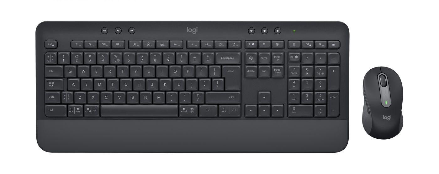 Trådløst tastatur og mus Logitech Signature MK650 Combo for Business - grafit billede