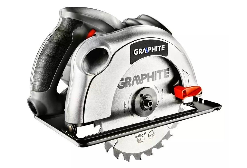 Rundsav 1200 W GRAPHITE 185 mm med kuffert
