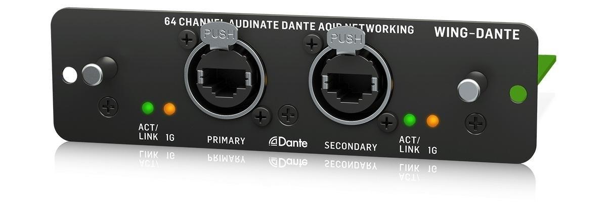 Behringer WING-DANTE - Dante 64x64 udvidelseskort til Wing
