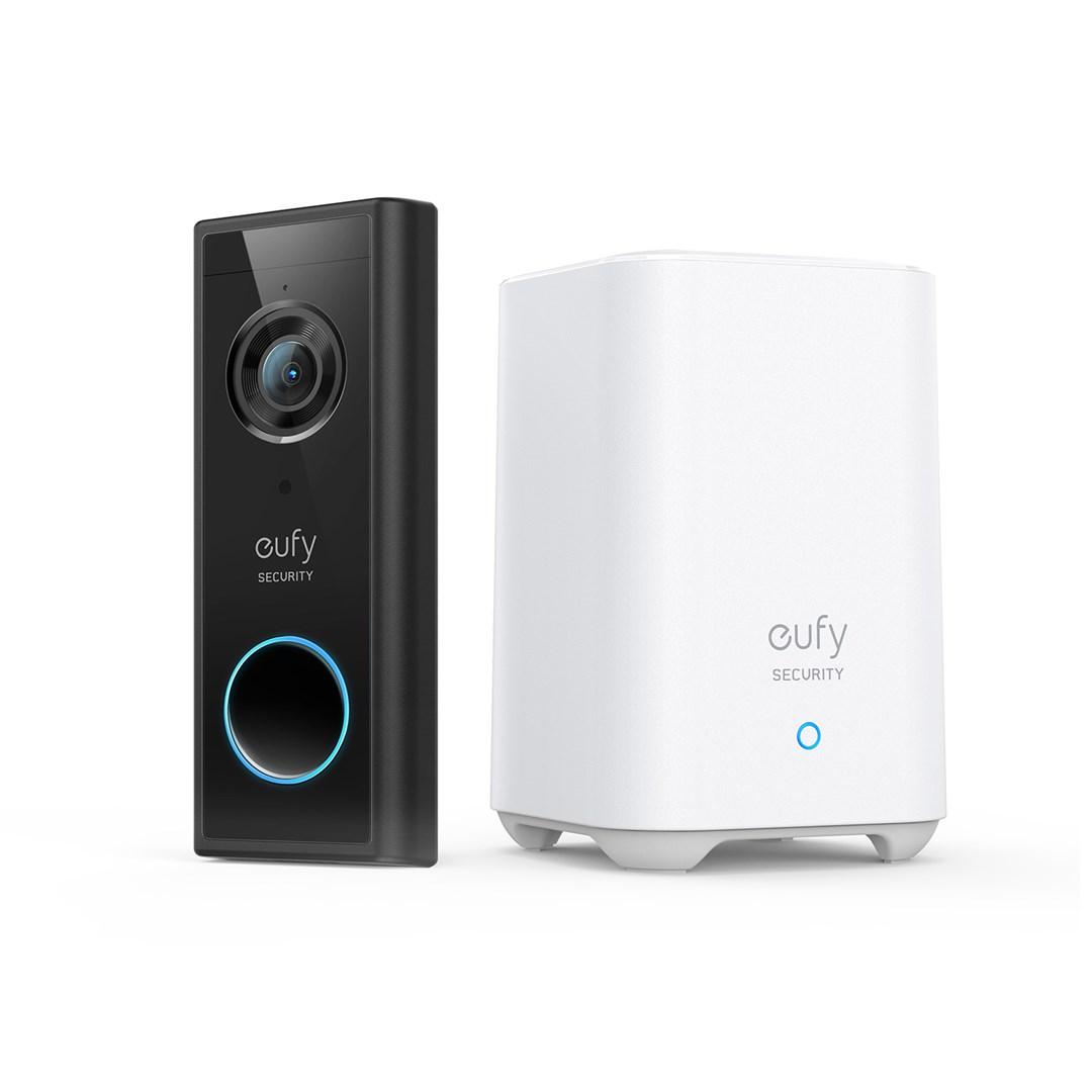 Video dørklokke 2K med Wi‑Fi - eufy, sort (E82101W4) billede