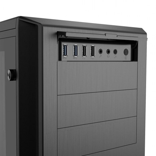PC kabinet Phanteks Enthoo Pro Mid Tower med hærdet glas - sort