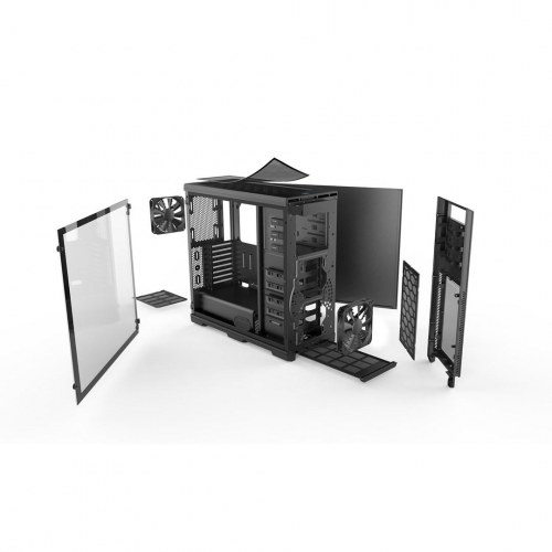 PC kabinet Phanteks Enthoo Pro Mid Tower med hærdet glas - sort