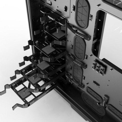 PC kabinet Phanteks Enthoo Pro Mid Tower med hærdet glas - sort