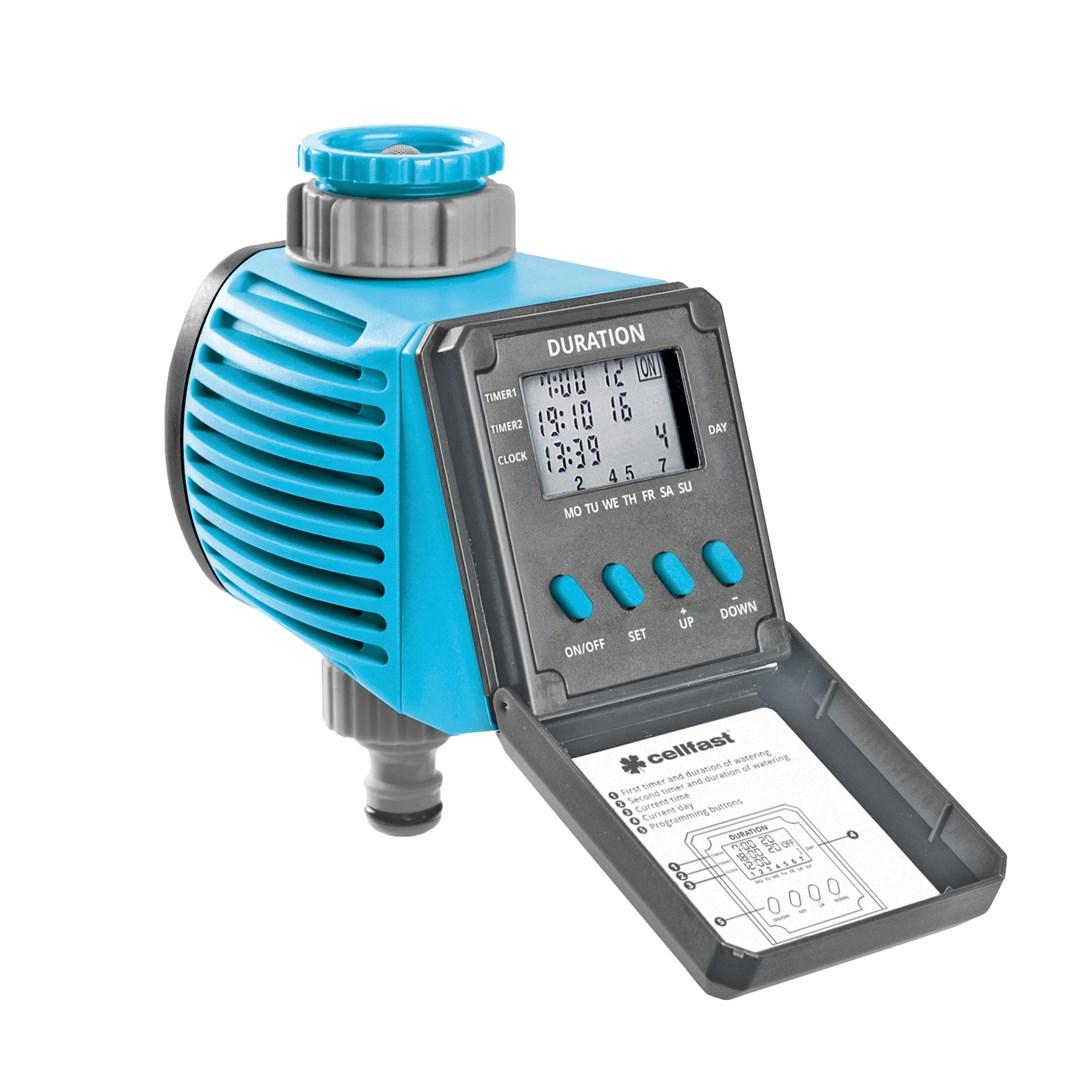 Vandingscomputer med digital timer, 3/4"-1"