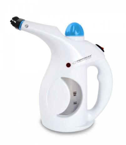 Tøjdamper håndholdt - Esperanza EHI006, 0,2 l, 800 W (sort/blå/hvid) billede