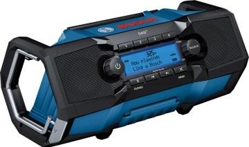 DAB+ radio til byggeplads – Bosch GPB 18V-2 SC Professional, sort/blå