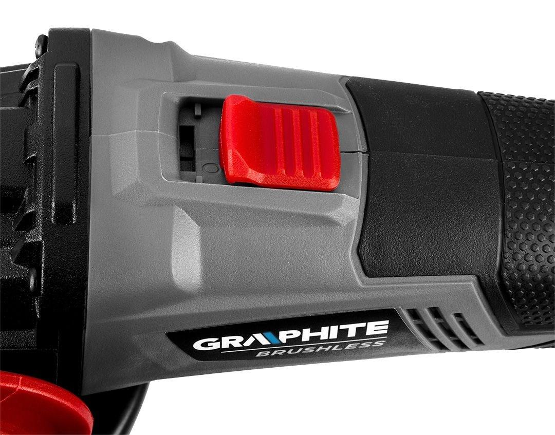 Vinkelsliber 18V uden kulbørster – GRAPHITE Energy+ 125 mm (uden batteri)