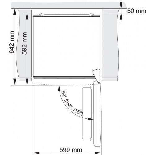 Kølefryseskab Gorenje NRK6192ABK4 - 302 l, E, sort
