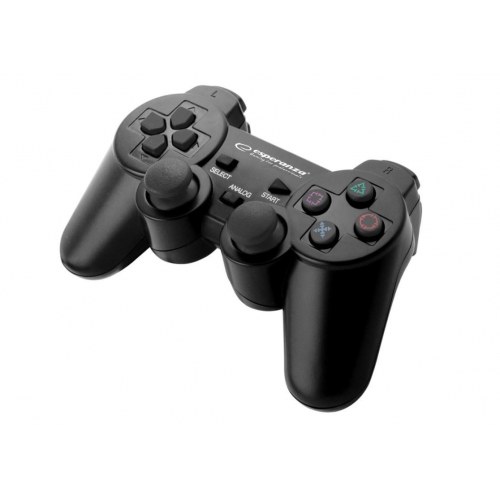 Gamepad til PC og PlayStation 3 – Esperanza EGG107K, kablet, sort