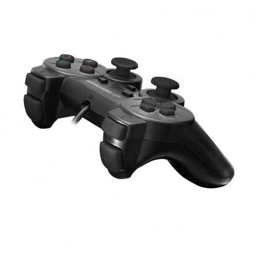 Gamepad til PC og PlayStation 3 – Esperanza EGG107K, kablet, sort