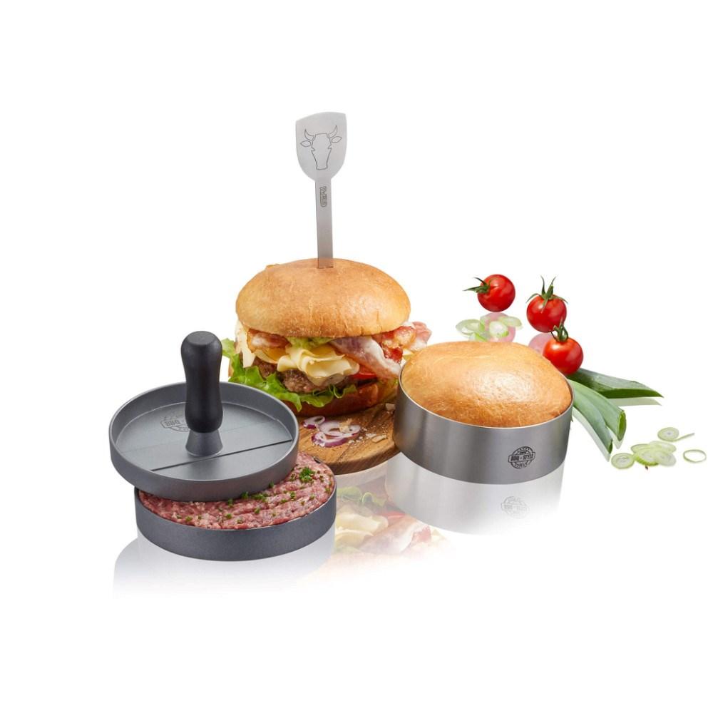 GEFU BBQ burgersæt i 3 dele G-89494