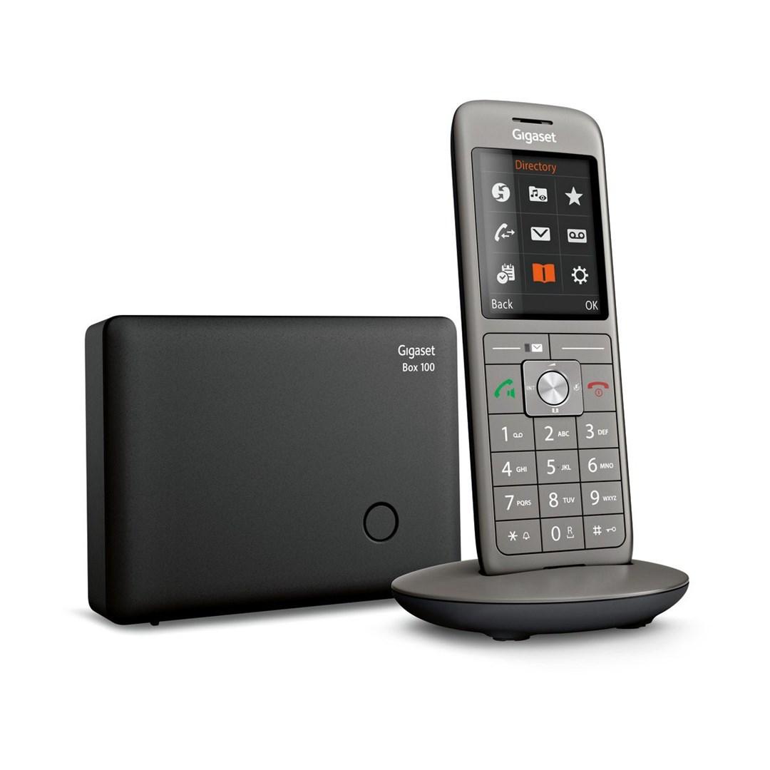 Fastnettelefon Gigaset CL660 Analog/DECT med nummervisning – antracit billede