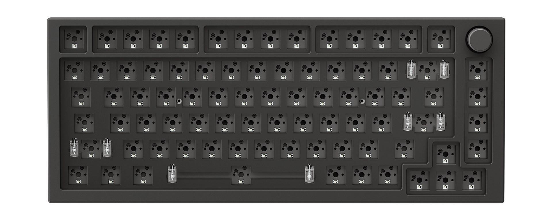Mekanisk tastatur Glorious GMMK Pro Black Slate 75% TKL – Barebone, ANSI, sort billede
