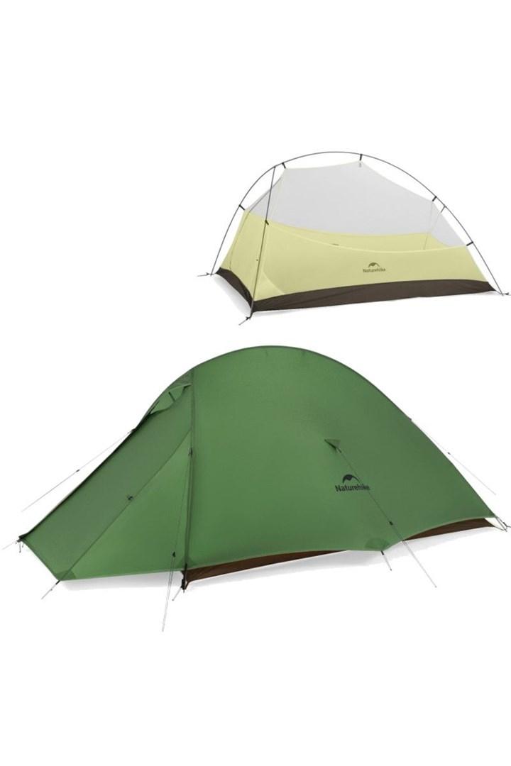 Telt til 2 personer - Naturehike Cloud Up 2 Pro, skovgrøn