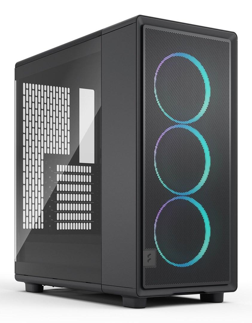 PC kabinet Fractal Design Epoch Black TG RGB Light Tint - Midi Tower billede