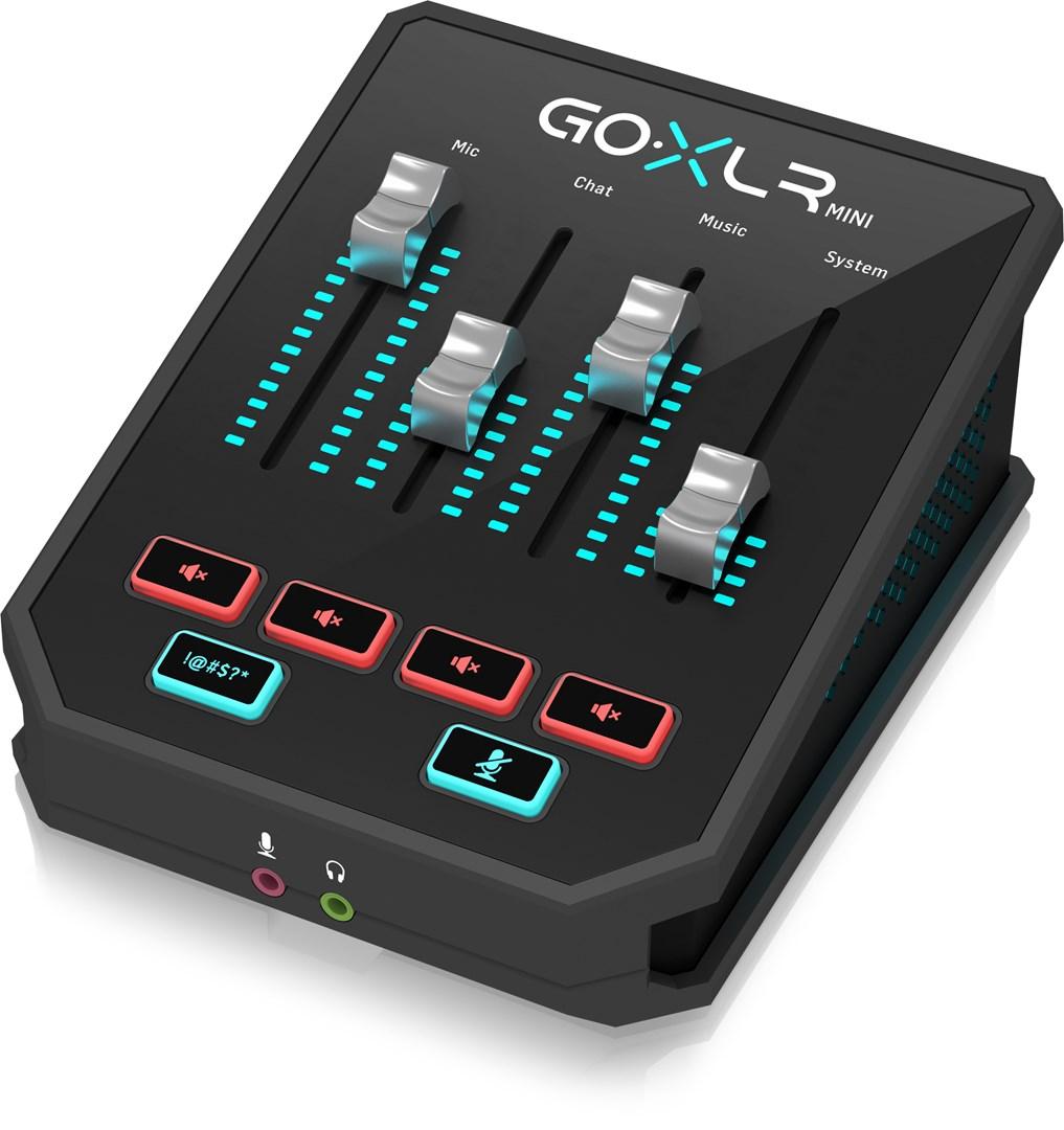 Mixerbord med USB - TC Helicon GoXLR Mini lydkort og mixer billede