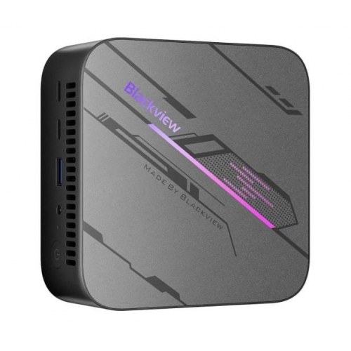 Mini pc Blackview MP100 – Ryzen 7 5825U, 32 GB RAM, 1 TB SSD, Windows 11 Pro, sort