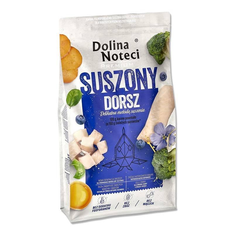 Hundefoder tørfoder uden korn - Dolina Noteci Premium torsk, 9 kg