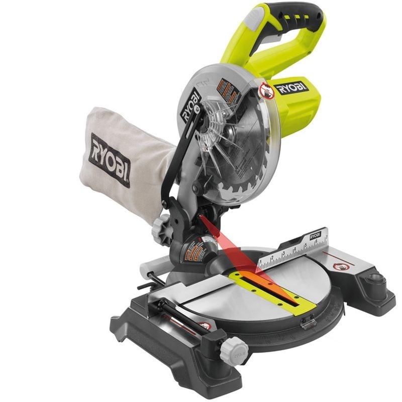 Ryobi One+ EMS190DCL - Sammensat geringssav - ledningfri - 190 mm - 18 V