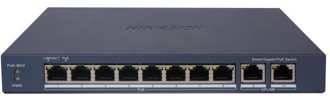 Netværksswitch med PoE – Hikvision DS-3E1510P-EI (O-STD)