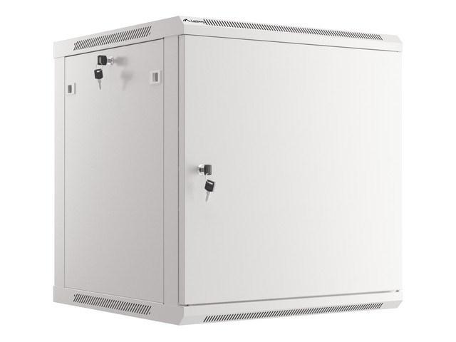 Lanberg WF01-6612-00S Rack Cabinet 19" Wall Mount 12U 600x600 Self Assembled with Metal Door Grey