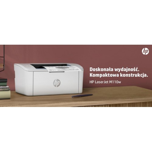 Laserprinter HP LaserJet M110w – monokrom, kompakt, Wi‑Fi