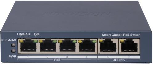 Netværksswitch Hikvision DS-3E1506P-EI(O-STD)