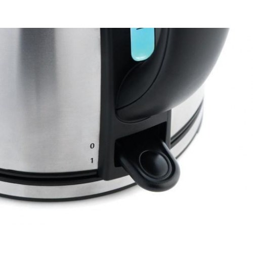 Elkedel WMF Stelio 1,7 l - 2.400 W, rustfrit stål/sort