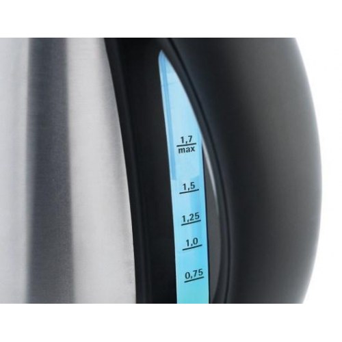 Elkedel WMF Stelio 1,7 l - 2.400 W, rustfrit stål/sort
