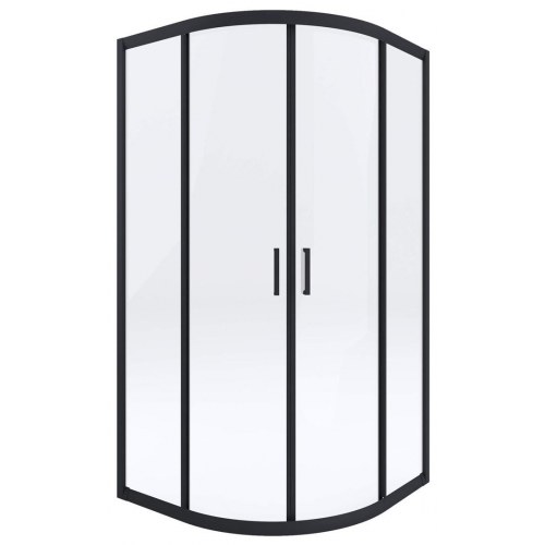 Brusekabine halvrund 80×80 cm - deante