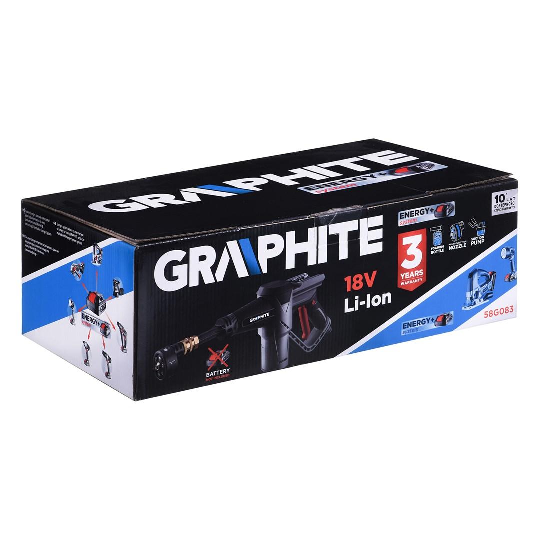 Højtryksrenser med batteri GRAPHITE ENERGY+ 18V