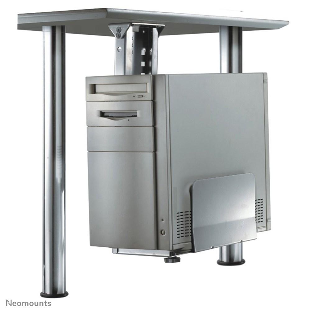 CPU-holder til skrivebord - Neomounts sølv, maks. 30 kg, universal billede